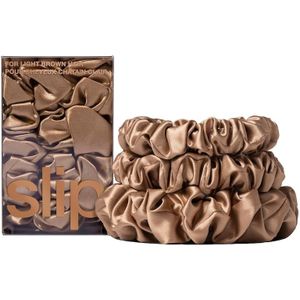 Slip - Pure Silk Back To Basics Assorted Scrunchies - Dark Brown Haargummis 1 ct Hellbraun (45 € / 1 ct)