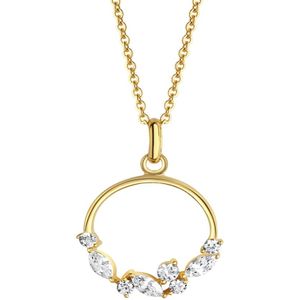 Celesta - Halskette 375/- Gold Zirkonia weiß Charms & Kettenanhänger 1 ct Weiss Damen (230.51 € / 1 ct)