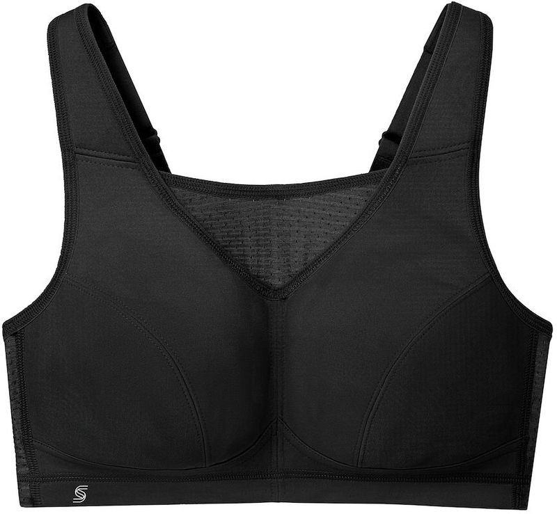 GLAMORISE - Elite Sport-Bustier mit bestem Halt - Schwarz Unterwäsche 1 ct Damen (50.05 € / 1 ct)