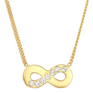 Elli - Infinity Symbol Liebe Kristalle 925 Sterling Silber Ketten 1 ct Damen (49.99 € / 1 ct)