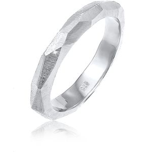 Elli PREMIUM - Paarring Trauring Hochzeit Brushed 925 Silber Ringe 1 ct Damen (79.99 € / 1 ct)