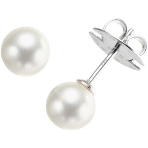 Giorgio Martello Milano - Ohrstecker mit Perlen, Silber 925 Ohrringe 1 ct Silber Damen (34.99 € / 1 ct)