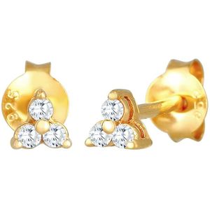 Elli - Stecker Dreieck Zirkonia 925 Silber Ohrringe 1 ct Damen (42.49 € / 1 ct)