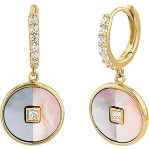 NOELANI - Creolen 925er Silber Ohrringe 1 ct Damen (50.99 € / 1 ct)