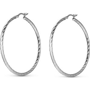 FAVS - FAVS Damen-Creolen 925er Silber One Size 87194477 Ohrringe 1 ct (89.99 € / 1 ct)