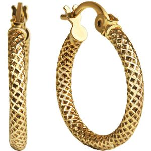 Celesta - Ohrring 375/- Gold Creolen 1 ct Weiss Damen (160.69 € / 1 ct)