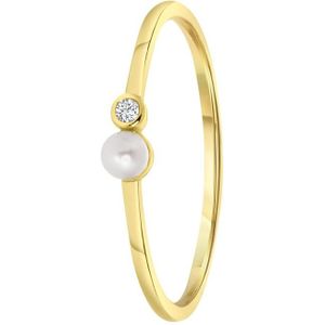 Lucardi - Ringe 925 Silber - goldfarbig Herrenschmuck 1 ct Damen (23.99 € / 1 ct)