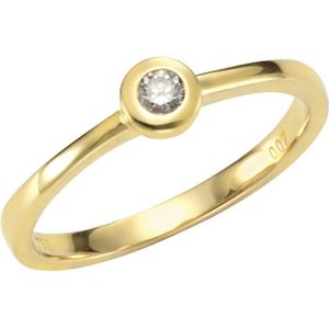 Orolino - Ring 585/- Gold Brillant weiß 0,07ct. Ringe 1 ct Damen (428.99 € / 1 ct)