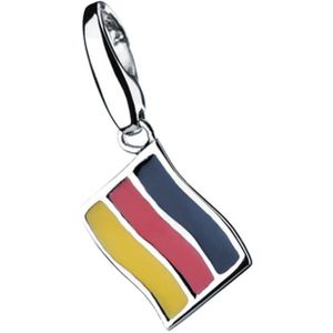 Giorgio Martello Milano - Charm Flagge Deutschland, Silber 925 Charms & Kettenanhänger 1 ct Grün Damen (34.99 € / 1 ct)