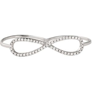 Pippa&Jean - Ring Messing Glaskristalle in Silber Ringe 1 ct Damen (14.99 € / 1 ct)