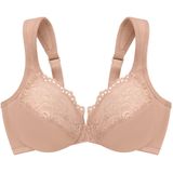 GLAMORISE - Tief geschnittener WonderWire-BH mit Spitze - Haut Unterwäsche 1 ct Damen (58.89 € / 1 ct)