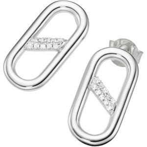Giorgio Martello Milano - Ohrstecker mit Zirkonia, Silber 925 Ohrringe 1 ct Silber Damen (68.99 € / 1 ct)