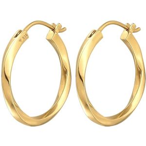 Elli PREMIUM - Creolen Twisted Gedreht Trend 925 Silber 1 ct Damen (67.99 € / 1 ct)