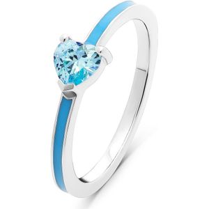 Jette - Damenring 925er Silber, recycelt, Emaille Ringe 1 ct (79.89 € / 1 ct)