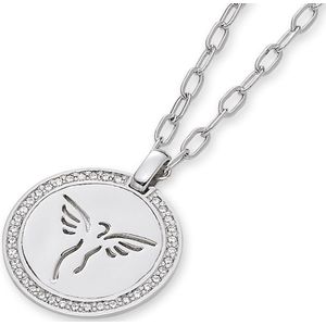 Celesta - Anhänger mit Kette 925/- Sterling Silber Zirkonia weiß Charms & Kettenanhänger 1 ct Weiss Damen (95.19 € / 1 ct)