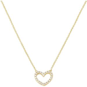 Luigi Merano - Collier Mittelteil Herz mit Brillanten, Gold 585 Ketten 1 ct Gold Damen (475.14 € / 1 ct)