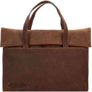 Plevier - 500er Serie Aktentasche Leder 42 cm Laptopfach Laptoptaschen 1 ct Braun Herren (128.99 € / 1 ct)