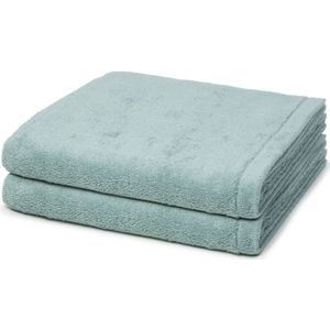 Cawö - Lifestyle Duschtuch-Set - 2er-Set Handtücher 2 ct Grau (59.99 € / 1 ct)