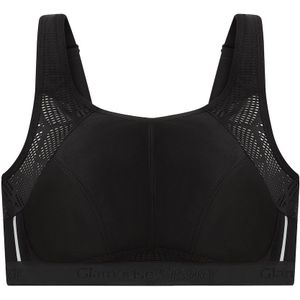 GLAMORISE - Atmungsaktiver Mesh-Sport-BH - Schwarz Unterwäsche 1 ct Damen (51.89 € / 1 ct)