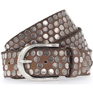 b.belt - Nietengürtel Leder Gürtel 1 ct Hellbraun Damen (129.89 € / 1 ct)