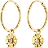 CHRIST - Creole 375er Gelbgold Creolen 1 ct Damen (348.99 € / 1 ct)