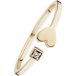 caï - Caï Damen-Damenring 925er Silber 1 Zirkonia 56 32000138 Ringe 1 ct (27.99 € / 1 ct)