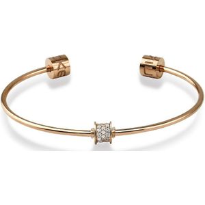 dKeniz - Armreifen 925/- Sterling Silber + Edelstahl Zirkonia Armbänder & Armreife 1 ct Weiss (97.65 € / 1 ct)