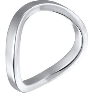 Elli - Elli Ring Bandring Stapelring Welle Farbe Gold für Damen Ringe 1 ct (29.99 € / 1 ct)