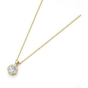 Luigi Merano - Kette mit Zirkonia, Gold 375 Ketten 1 ct Gold Damen (318.99 € / 1 ct)