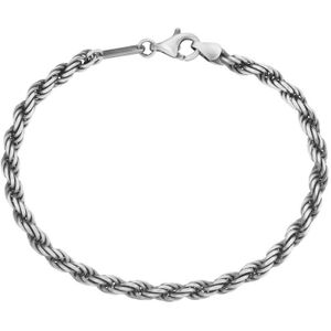 Giorgio Martello Milano - Armband Kordelkette massiv, Silber 925 Armbänder & Armreife 1 ct Silber (114.99 € / 1 ct)