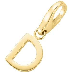 Giorgio Martello Milano - Charm Buchstabe D, Silber 925 Charms & Kettenanhänger 1 ct Gold Damen (31.44 € / 1 ct)