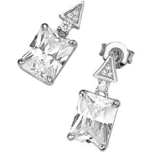 Giorgio Martello Milano - Ohrhänger mit Zirkonia, Silber 925 Ohrringe 1 ct Weiss (58.99 € / 1 ct)