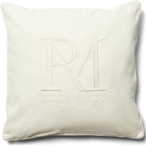 Riviera Maison - Monogram Dekorativer Kissenbezug Decken & Kissen 1 ct Weiss (49.99 € / 1 ct)