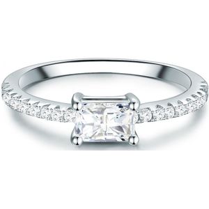 Trilani - Ring Sterling Silber Zirkonia in Silber Ringe 1 ct Damen (39.99 € / 1 ct)