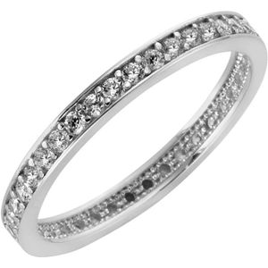 Fascination by Ellen K. - Ring 375/- Gold Zirkonia weiß Ringe 1 ct Damen (268.99 € / 1 ct)