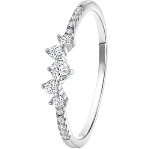 Lucardi - Ringe 925 Silber - silbern Herrenschmuck 1 ct Damen (22.39 € / 1 ct)