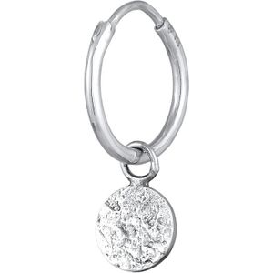 KUZZOI - Single Creole Plättchen Vintage 925 Silber Herrenschmuck 1 ct Herren (34.99 € / 1 ct)