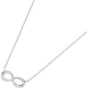 Smart Jewel - Collier Infinity Collier, Karte, Silber 925 Ketten 1 ct Silber Damen (24.64 € / 1 ct)