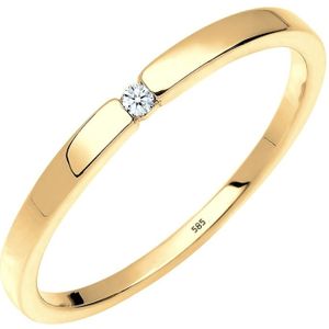 Elli DIAMONDS - Verlobung Solitär Diamant 0.015 ct. 585 Gelbgold Ringe 1 ct Damen (263.99 € / 1 ct)