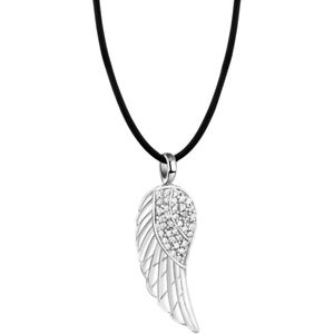 Nenalina - Flügel Anhänger Kristalle 925 Silber Ketten 1 ct Damen (89.99 € / 1 ct)