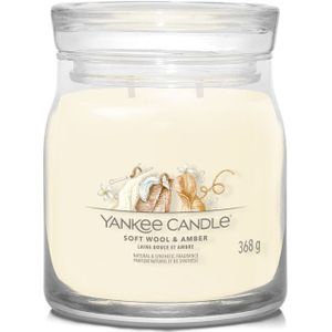 YANKEE CANDLE - Soft Wool & Amber Kerzen 368 g (81.49 € / 1 kg)