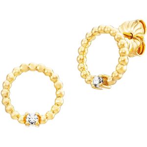 Julie Julsen - Ohrstecker 925/- Sterling Silber Zirkonia weiß Ohrringe 1 ct Weiss Damen (69.89 € / 1 ct)