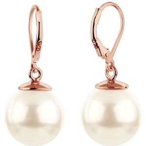 Nenalina - Basic Muschelkernperle Klassisch 925 Silber Ohrringe 1 ct Damen (79.99 € / 1 ct)