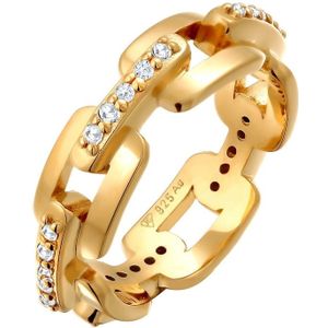 KUZZOI - Herren Kettenring Zirkonia Weiß 925 Sterling Silber Ringe 1 ct (88.99 € / 1 ct)