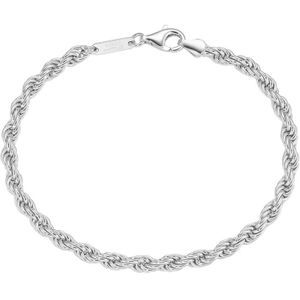 Giorgio Martello Milano - Armband Kordelkette massiv, Silber 925 Armbänder & Armreife 1 ct Silber (114.99 € / 1 ct)