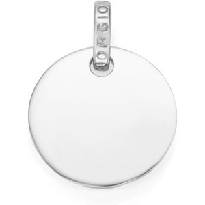Giorgio Martello Milano - Anhänger runde Gravurplatte, Silber 925 Charms & Kettenanhänger 1 ct Silber Damen (68.99 € / 1 ct)