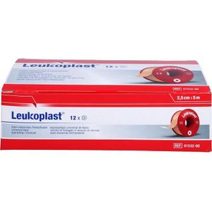 BSN medical - LEUKOPLAST 5 m x 2,50 cm 1532 Pflaster 12 ct (40.69 € / 1 ct)