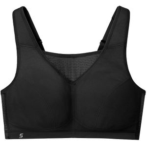 GLAMORISE - Elite Sport-Bustier mit bestem Halt - Schwarz Unterwäsche 1 ct Damen (58.89 € / 1 ct)