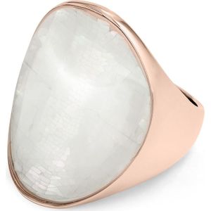 Pippa&Jean - Ring Messing Glassteine Perlmutt in Roségold Ringe 1 ct Damen (14.99 € / 1 ct)
