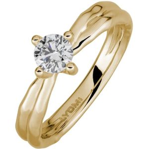 Lyomi - Ring 585/- Gold Diamant weiß 0,50ct. Ringe 1 ct Damen (1568.99 € / 1 ct)